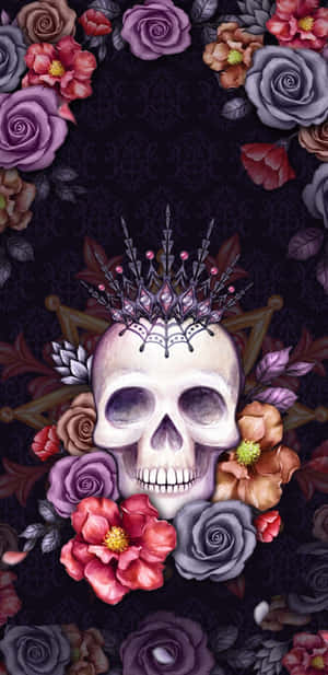 Make Space In Your Life For The Sugar Skull Phone. Wallpaper