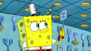 Make Your Desktop Sparkle With This Colorful Spongebob Wallpaper Wallpaper