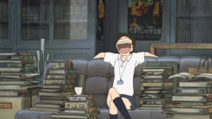 Makoto Experiences Time Travel In The Girl Who Leapt Through Time Wallpaper