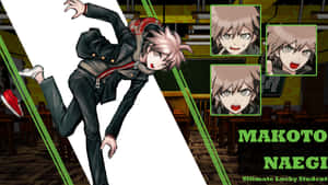 Makoto Naegi Ultimate Lucky Student Danganronpa Wallpaper