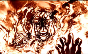 Makoto Shishio Exhibiting Charisma And Intensity Wallpaper