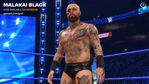 Malakai Black In Action - The Transformation From Aleister Black Wallpaper