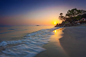 Malaysia Sunset Beach Wallpaper