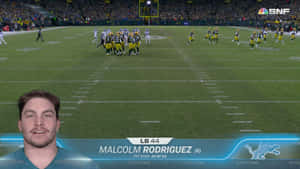 Malcolm Rodriguez Football Game Graphic Wallpaper