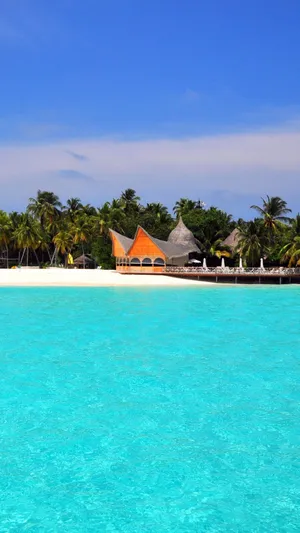 Maldives Beach Resort Wallpaper