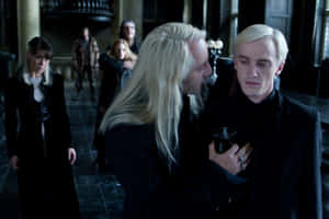 Malfoy Family Confrontation Wallpaper