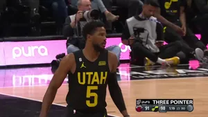 Malik Beasley Utah Jazz Versus Miami Heat Wallpaper