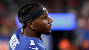 Malik Nabers Focused On Game Wallpaper