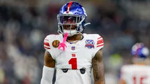 Malik Nabers Football Action Wallpaper