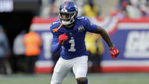 Malik Nabers Football Action Wallpaper