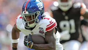 Malik Nabers Football Action Wallpaper