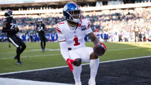 Malik Nabers Football Highlight Wallpaper