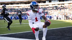 Malik Nabers Football Highlight Wallpaper