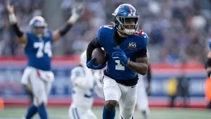 Malik Nabers Football Highlights Wallpaper