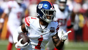 Malik Nabers Football Highlights Wallpaper