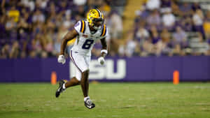 Malik Nabers L S U Action Wallpaper