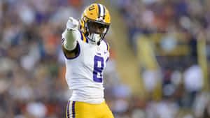 Malik Nabers L S U Football Star Wallpaper