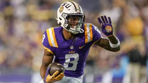 Malik Nabers L S U Highlights Wallpaper