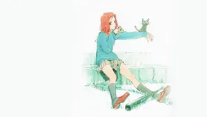 Mamimi Samejima In Flcl Anime - High Definition Wallpaper Wallpaper