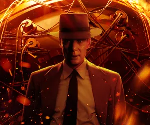 Man Atomic Era Backdrop Wallpaper