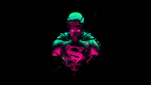 Man Of Steel Black Art Wallpaper