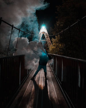 Man On Bridge The Purge Wallpaper