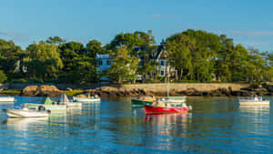 Manchester By The Sea Marina Scenery Wallpaper