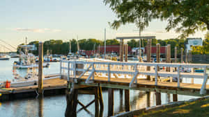 Manchester By The Sea Marina Sunset Wallpaper