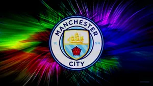 Manchester City 4k Color Lines Wallpaper