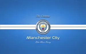 Manchester City Logo Blue Moon Rising Wallpaper