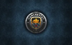 Manchester City Logo Checker Plate Wallpaper