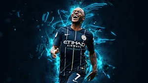 Manchester City's Raheem Sterling Wallpaper