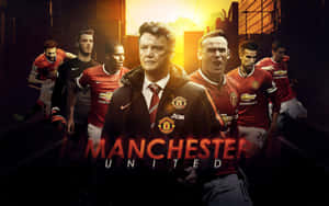 Manchester United Team United As One Wallpaper