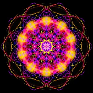 Mandala Trippy Symmetrical Wallpaper