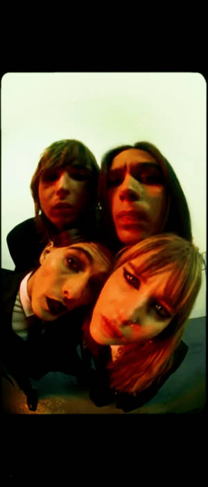 Maneskin Band Fish Eye Style Photograph Wallpaper