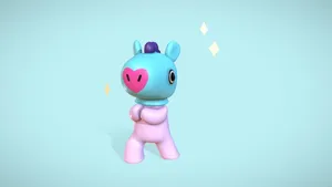 Mang Bt21 Action Figure Wallpaper