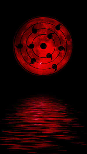 Mangekyou Sharingan Reflection Wallpaper