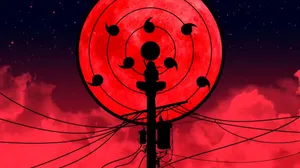 Mangekyou Sharingan Skyline Wallpaper