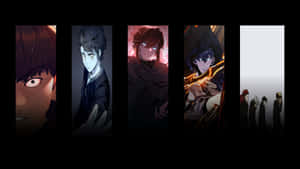 Manhwa Character Collage Wallpaper