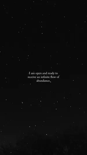 Manifest Infinite Abundance Wallpaper