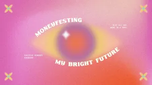 Manifesting Bright Future Inspirational Graphic Wallpaper