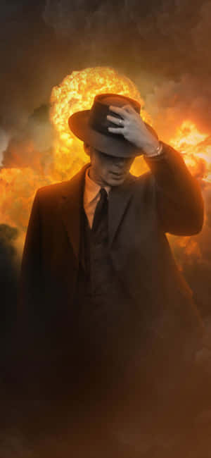 Manin Hat Before Explosion Wallpaper