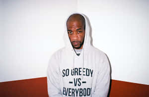 Manin Hoodiewith Statement Sweatshirt Wallpaper