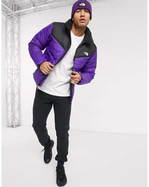 Manin Purpleand Black Jacket Wallpaper