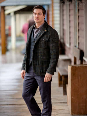 Manin Tweed Jacket Outdoors Wallpaper