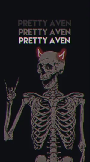 Manipulative Words Of A Sinister Skeleton Wallpaper