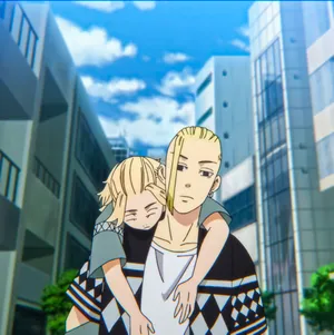 Manjiro On Draken Wallpaper