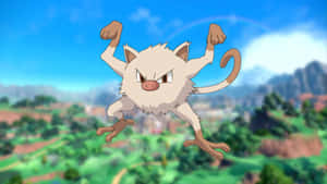 Mankey Unevolved Primeape 2d Illustration Wallpaper