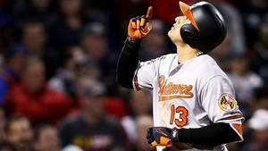 Manny Machado Looking Up Wallpaper