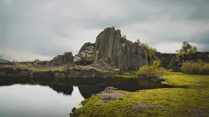 Mansion Rock Czech Republic Wallpaper